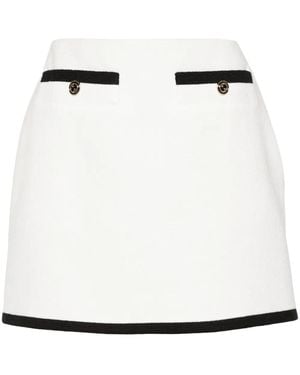 Gucci Cotton Tweed Skirt - White