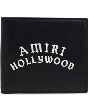 Amiri Leather Bi-Fold Wallet - Black
