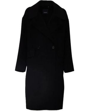 Max Mara Bruno Double-Breasted Coat - Black