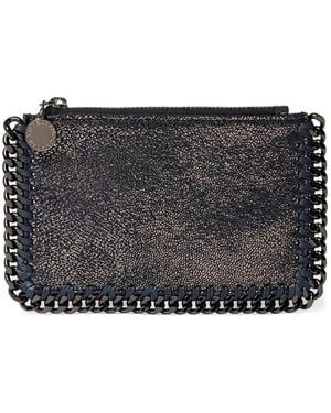 Stella McCartney Falabella Chain-Trim Wallet - Black
