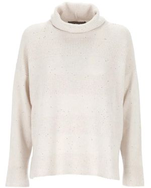 D.exterior Roll-Neck Jumper - White