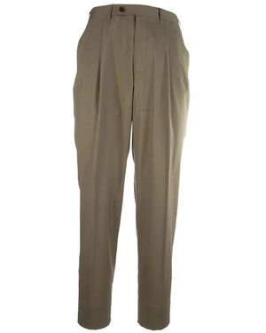 Corneliani Pleated Trousers - Natural