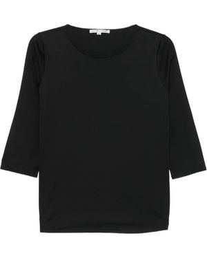 Shirt C-zero Three-Quarter Sleeve T-Shirt - Black