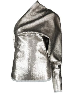 Rick Owens Luxor スパンコール トップ - グレー