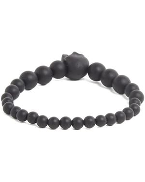 McQueen Skull Ball Bracelet - Zwart