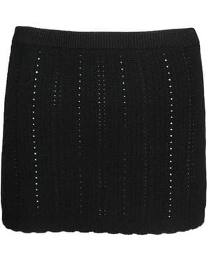 FRAME Minifalda The Getaway De Punto Flojo - Negro