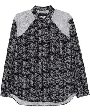 Comme des Garçons ストライプ シャツ - グレー
