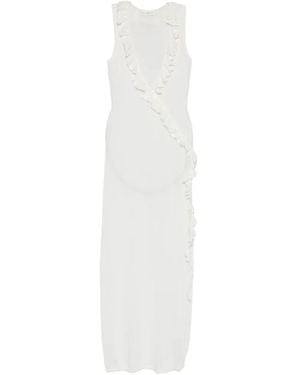 Asta Resort Antonella Ruffled Maxi Dress - White
