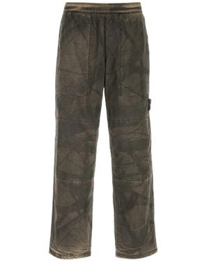 Stone Island Logo-Patch Track Pants - Gray