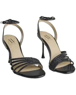 Albano Vanity Crystal-Embellished Sandals - White