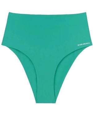 Sporty & Rich Jane ロゴ ビキニボトム - グリーン