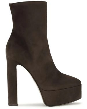 Le Silla Nora Platform Ankle Boots - Brown
