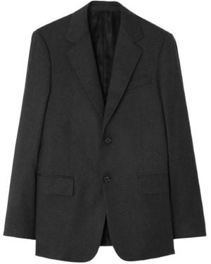 Burberry Wool Flannel Sloane Tailored Jacket - Black