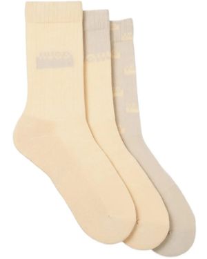 BOSS Logo Socks (Pack Of Three) - Natural