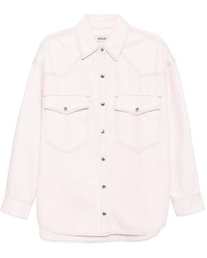 Agolde Lotta Shirt - Pink