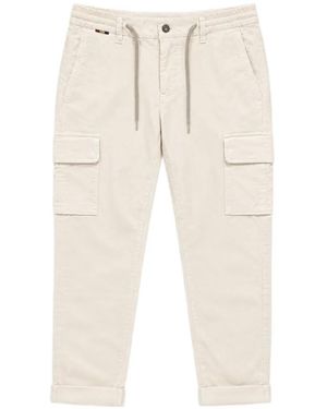 Mason's Pantalones Cargo Chile Con Cordones - Blanco
