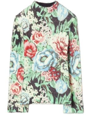 Tory Burch Sweater Met Print - Wit