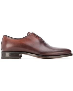 SCAROSSO Gianluca Lace-Up Oxford Shoes - Brown