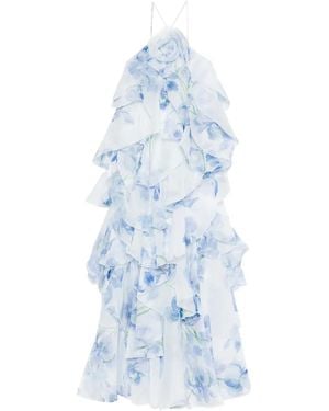 Aje. Pandorea Layered Maxi Dress - Blue