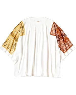 Kapital Camiseta Con Estampado Bandana - Blanco