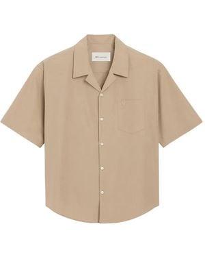 Ami Paris Embroidered Shirt - Natural