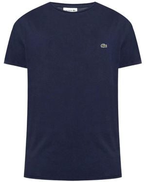 Lacoste Logo-Patch T-Shirt - Blue