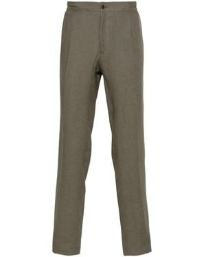 Kiton リネン テーラードパンツ - グレー