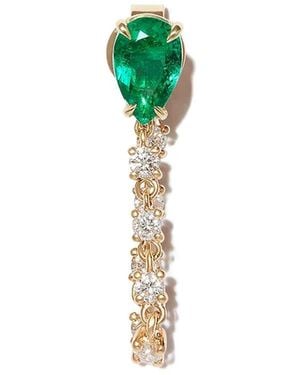 Anita Ko Aro En Oro Amarillo De 18Kt Con Esmeraldas - Verde