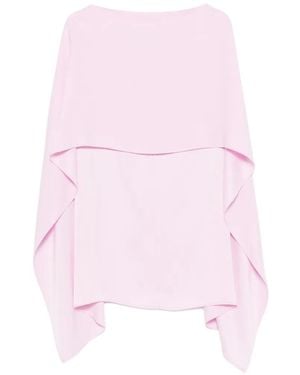 Alberta Ferretti Drapierter Schal - Pink