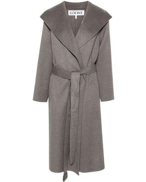 Loewe ベルテッド コート - グレー