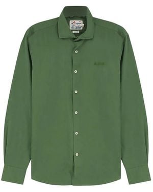 MC2 Saint Barth Ice Embroidered Shirt - Green