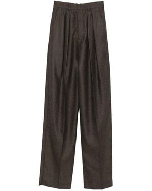 Saint Laurent プリーツパンツ - グレー