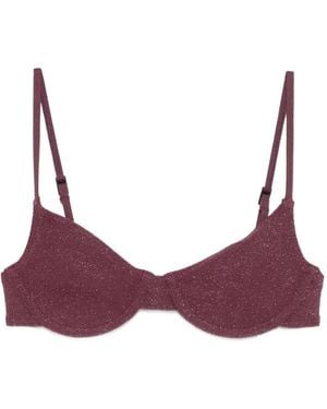 Bondeye Sparkle Bikini Top - Purple