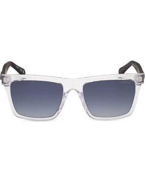 GUESS EYEWEAR Sonnenbrille Mit Eckigem Gestell - Blau