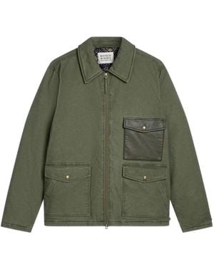 Scotch & Soda Contrast-Pocket Zip-Up Jacket - Green