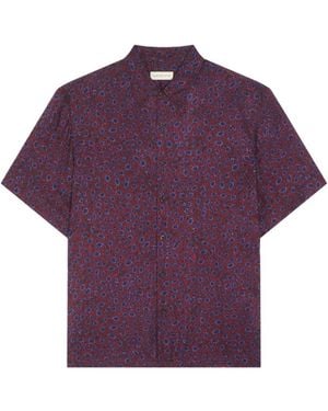 Dries Van Noten Camisa De Manga Corta - Morado