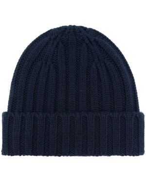 Aspesi Klassische Beanie - Blau