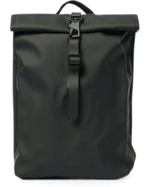 Rains Backpack Rolltop "W3 Rolltop" - Black