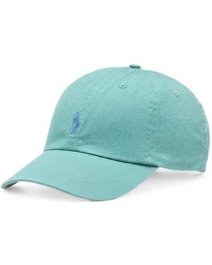 Ralph Lauren Logo-Embroidered Cotton Cap - Green