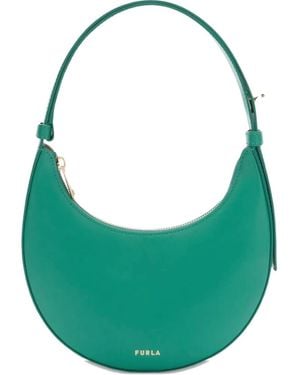 Furla Crescent Tas Met Handgreep - Groen