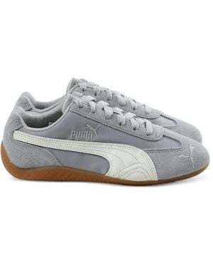 PUMA Baskets Speedcat À Empiècements En Daim À Logo Brodé - Grey