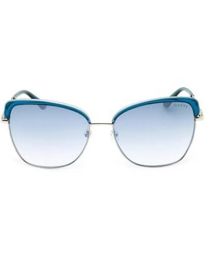 Guess Cat-Eye Frame Sunglasses - Blue
