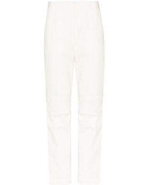 Ambush High-Waisted Slim-Fit Pants - White
