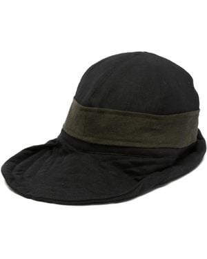 Ziggy Chen Hut Mit Kontrastdetails - Schwarz