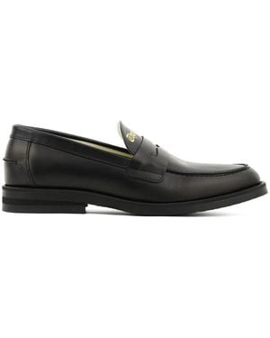 Duke & Dexter Wilde Thank You, Good Night Leather Loafers - Black