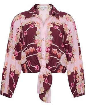 Cara Cara Rumson Seashell-Print Shirt - Red