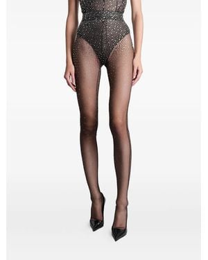 Alex Perry Pantaloni X0038Fw25 Con Decorazione - Marrone