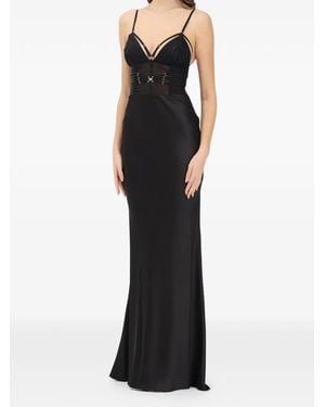 Elisabetta Franchi Long Dress - Black