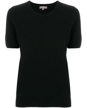 N.Peal Cashmere T-Shirt En Cachemire - Noir