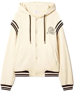 Off-White c/o Virgil Abloh フリース パーカー - ナチュラル